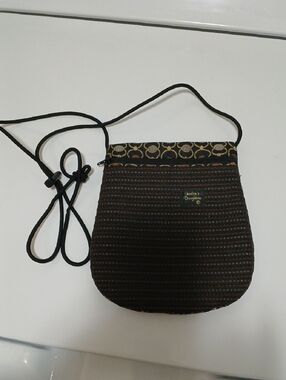 Helen's Daughter Brown Patterned Crossbody Bag